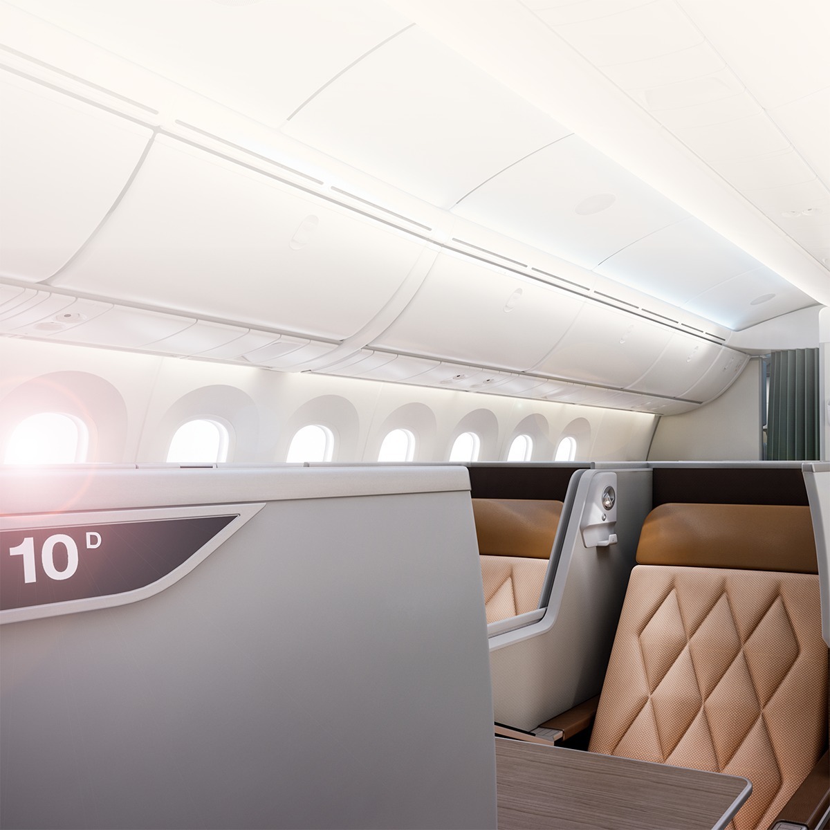 Business class Aisle
